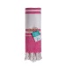 Serviette de plage/paréo en coton recyclé 180g/m², Serviette ou drap de plage publicitaire