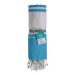 Serviette de plage/paréo en coton recyclé 180g/m², Serviette ou drap de plage publicitaire