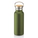 Thermos en acier inoxydable avec double paroi isolante de 500ml avec bouchon en bambou regalo d'azienda