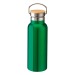 Thermos en acier inoxydable avec double paroi isolante de 500ml avec bouchon en bambou, bouteille isotherme  pubblicitario