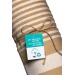 Serviette de plage en coton recyclé style fouta de 350g/m², Fouta publicitaire