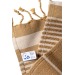 Serviette de plage en coton recyclé style fouta de 350g/m² cadeau d’entreprise
