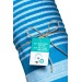 Serviette de plage en coton recyclé style fouta de 350g/m² cadeau d’entreprise