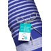 Serviette de plage en coton recyclé style fouta de 350g/m², Fouta publicitaire