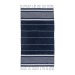 Serviette de plage en coton recyclé style fouta de 350g/m², Fouta publicitaire