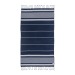 Serviette de plage en coton recyclé style fouta de 350g/m² cadeau d’entreprise