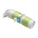 Serviette de plage / paréo en coton recyclé de 180g/m² avec frange, mesure 90x170cm, Serviette ou drap de plage publicitaire