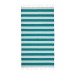 Serviette de plage / paréo en coton recyclé de 180g/m² avec frange, mesure 90x170cm, Serviette ou drap de plage publicitaire