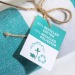 Serviette de plage / paréo en coton recyclé de 180g/m² avec frange, mesure 90x170cm cadeau d’entreprise