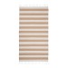 Serviette de plage / paréo en coton recyclé de 180g/m² avec frange, mesure 90x170cm, Serviette ou drap de plage publicitaire