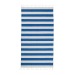 Serviette de plage / paréo en coton recyclé de 180g/m² avec frange, mesure 90x170cm cadeau d’entreprise