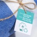 Serviette de plage / paréo en coton recyclé de 180g/m² avec frange, mesure 90x170cm cadeau d’entreprise