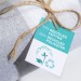 Serviette de plage / paréo en coton recyclé de 180g/m² avec frange, mesure 90x170cm, Serviette ou drap de plage publicitaire