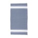 Serviette de plage en coton recyclé 150g/m² certifiée GRS, Serviette ou drap de plage publicitaire