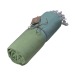Serviette de plage/fouta en coton recyclé 180g/m² certifiée GRS cadeau d’entreprise