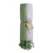 Serviette de plage/Fouta en coton recyclé 180g/m² certifiée GRS, Fouta publicitaire