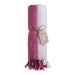 Serviette de plage/Fouta en coton recyclé 180g/m² certifiée GRS, Fouta publicitaire