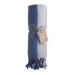 Serviette de plage/Fouta en coton recyclé 180g/m² certifiée GRS, Fouta publicitaire