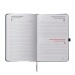 Agenda journalier 2026, couverture rigide en PU thermocollé avec piqûres sur les bords, agenda publicitaire