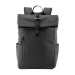 Sac à dos porte PC 15 en PU souple résistant à l'eau, sac à dos roll-top publicitaire