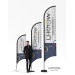Beach flag voile 4m70, Beach flag et oriflamme publicitaire
