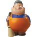 Squeezie Monsieur Bert balayeur - MBW, personnage et mascotte anti-stress publicitaire