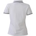Miniaturansicht des Produkts Unifarbenes Polo-Shirt für Damen mit kurzen Ärmeln. 3