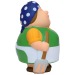 Squeezie Madame Berta paysanne - MBW, personnage et mascotte anti-stress publicitaire