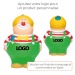 Squeezie Monsieur Bert clown - MBW, personnage et mascotte anti-stress publicitaire