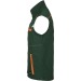 Bodywarmer workwear Fermeture zippée avec protège menton - James Nicholson regalo d'azienda