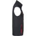 Bodywarmer workwear Fermeture zippée avec protège menton - James Nicholson regalo d'azienda