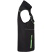 Bodywarmer workwear Fermeture zippée avec protège menton - James Nicholson, Bodywarmer ou veste sans manches pubblicitario