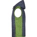 Bodywarmer matelassé Homme - James Nicholson cadeau d’entreprise