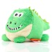 Peluche crocodile - MBW, crocodile publicitaire