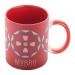 Mug bicolore en céramique 350 ml pour marquage quadri, mug avec impression photo quadri publicitaire