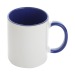 Mug bicolore en céramique 350ml pour marquage quadri, mug avec impression photo quadri publicitaire
