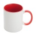Mug bicolore en céramique 350ml pour marquage quadri, mug avec impression photo quadri publicitaire