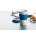 Mug céramique avec couvercle silicone 400 ml, mug et gobelet à couvercle publicitaire