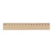 Règle en bois 16cm, règle publicitaire