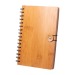 Carnet A5 bambou, carnet recyclé publicitaire