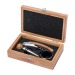 Set à vin - petit coffret bois, set à vin pubblicitario