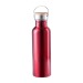 Gourde en métal 800ml avec bouchon bambou cadeau d’entreprise