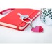 Porte-clés valentine, porte-clés cœur publicitaire