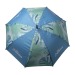 Parapluie rPET quadri rond, Parapluie durable publicitaire