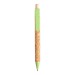 Stylo à bille en paille de blé et liège regalo d'azienda