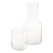 Palmer Set avec un verre et une carafe, carafe publicitaire