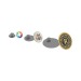 Pin slim rond 55mm, pin's publicitaire