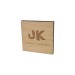 Badge Bamboo Carré 40mm cadeau d’entreprise