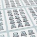 Domings sur feuille A4 cadeau d’entreprise