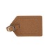 Eco Luggage Tag Cork, porte-étiquette à bagage publicitaire